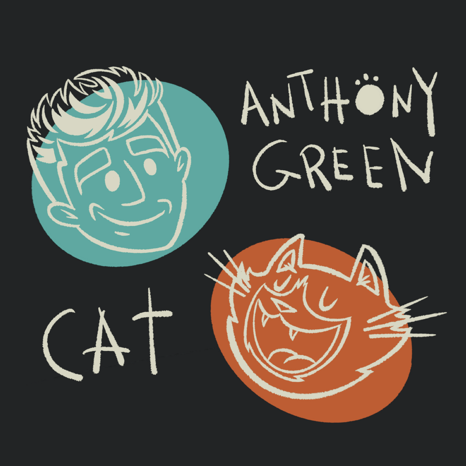 *PRE ORDER* Anthony Green & His Cat - Adult T-shirt