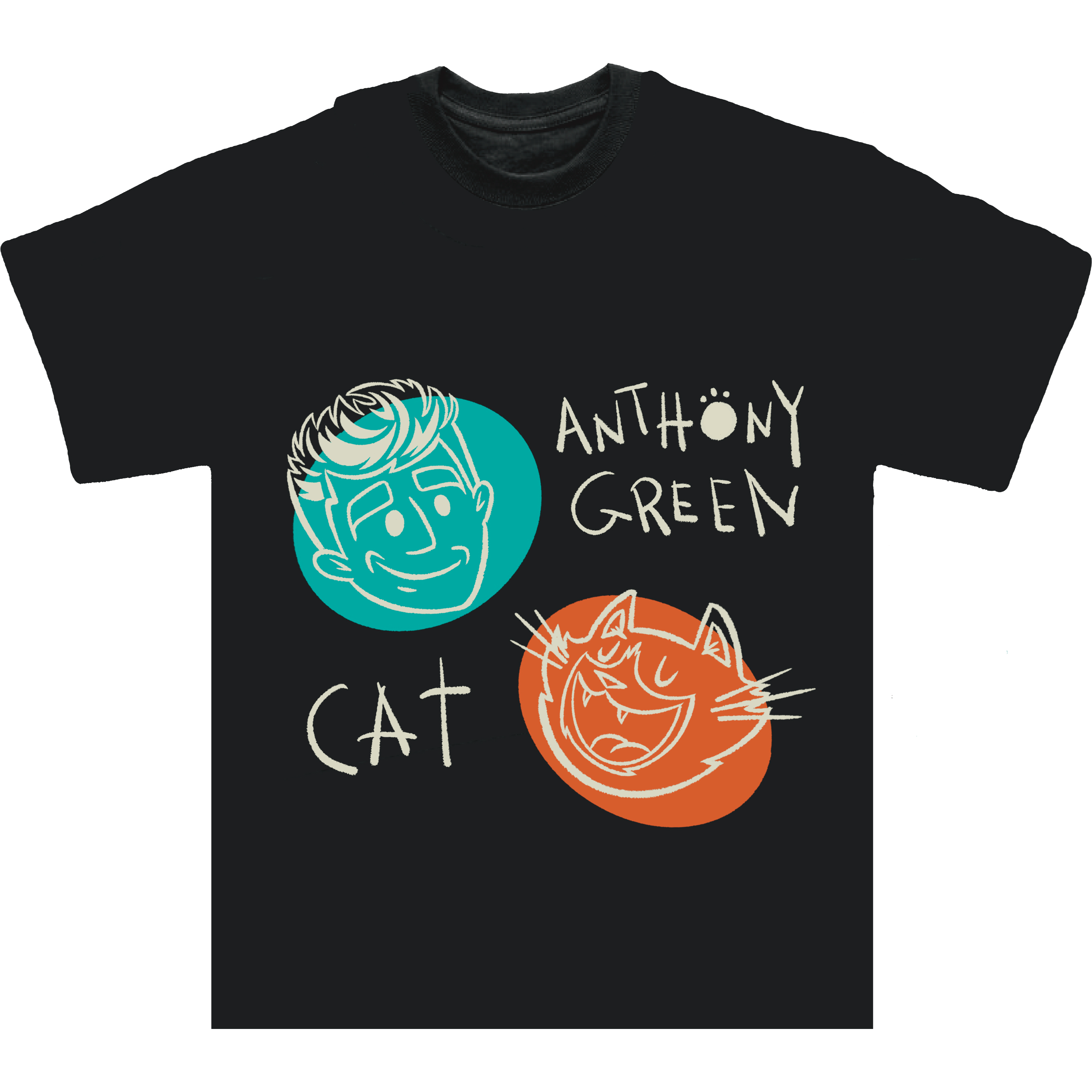 *PRE ORDER* Anthony Green & His Cat - Adult T-shirt