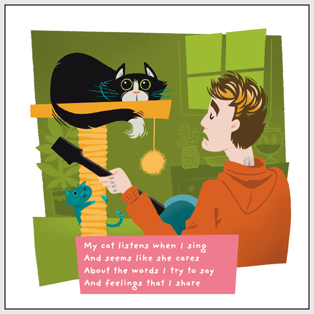 *PRE ORDER* Anthony Green - My Cat's In A Band With Me Storybook with 7"
