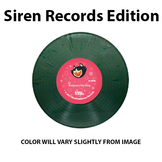 *PRE ORDER* Anthony Green - My Cat's In A Band With Me Storybook with 7"