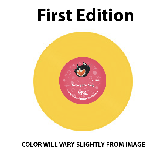 *PRE ORDER* Anthony Green - My Cat's In A Band With Me Storybook with 7"