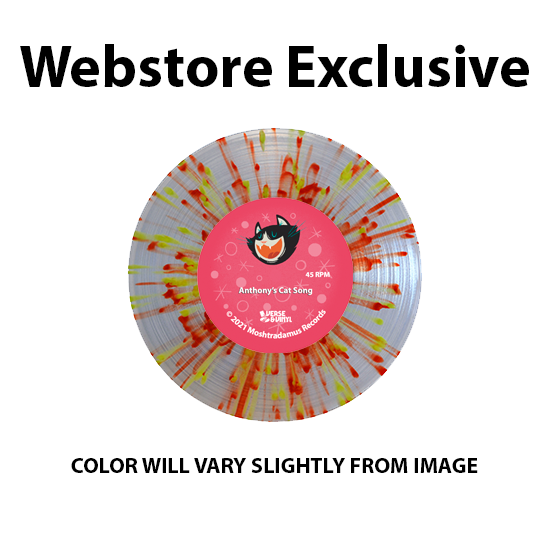 *PRE ORDER* Anthony Green - My Cat's In A Band With Me Storybook with 7"